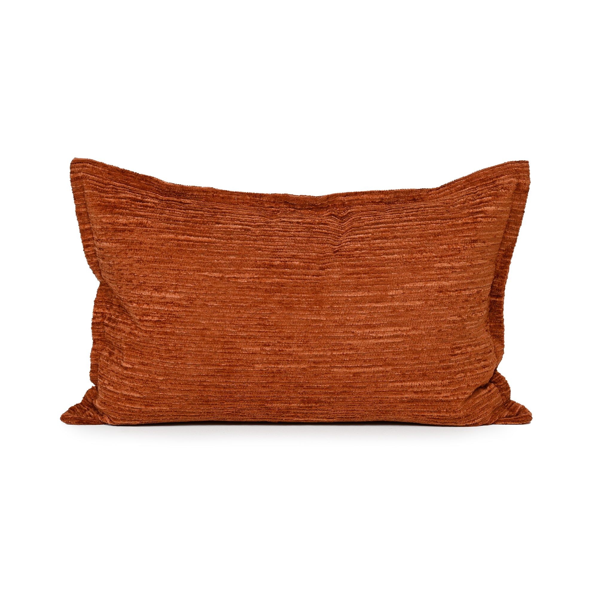 RUST TEXTURED CUT VELVET